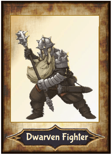 Wardelve miniature Dwarven Fighter (lead-free pewter and 30 mm diameter clear base) - Image 3